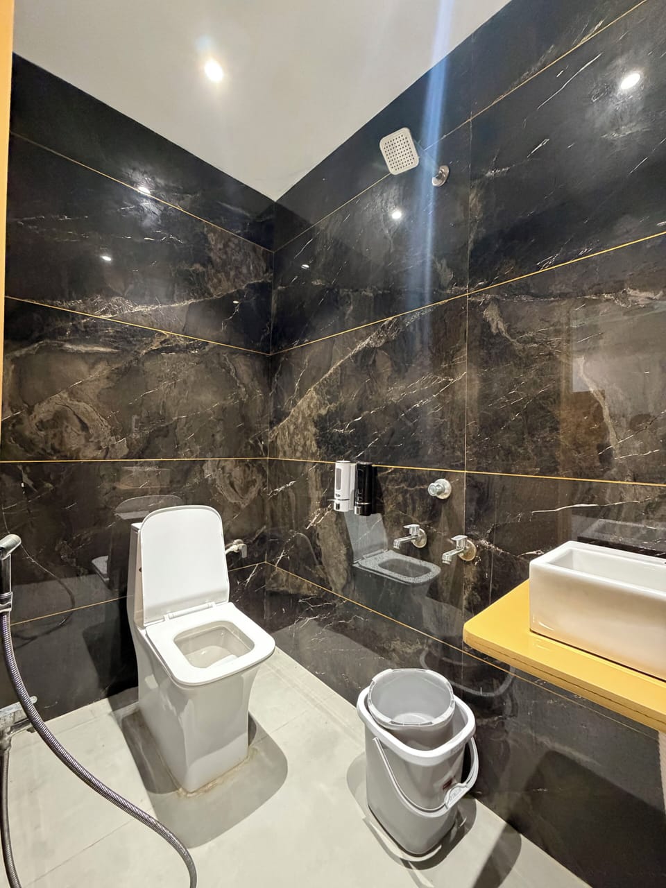 Superior Quadruple Room | Bathroom | Shower, towels, soap, shampoo