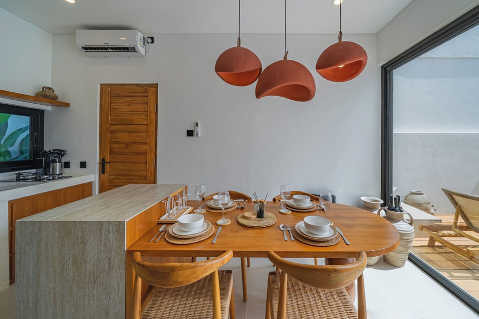 Luxury Villa, Patio, Pool View | Dining