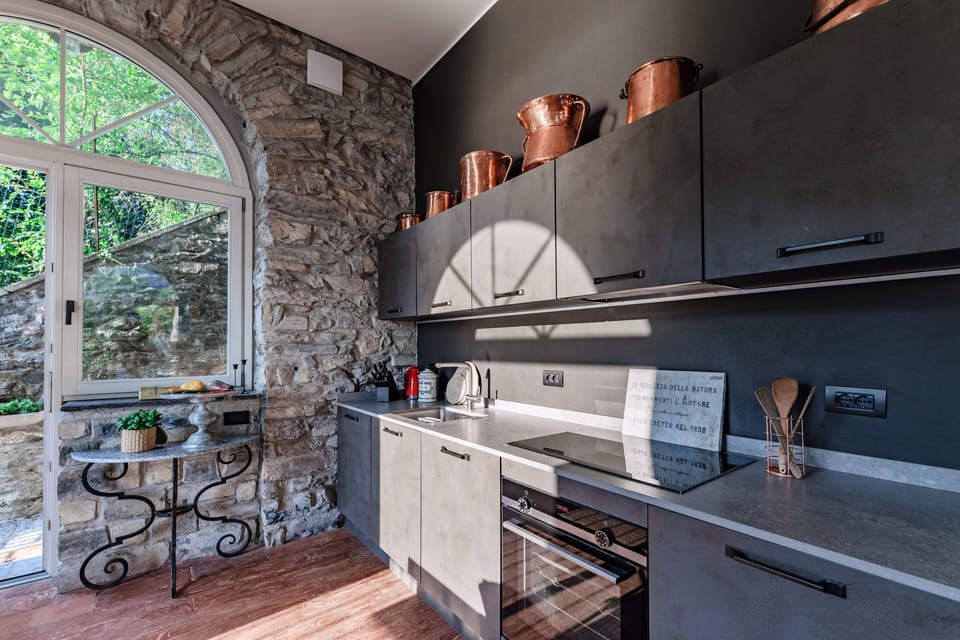Villa, Lake View | Private kitchen | Espresso maker, full-size fridge, microwave, oven