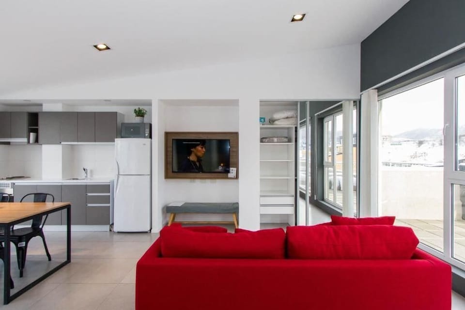 Apartment, Balcony, Sea View | Living area | Flat-screen TV