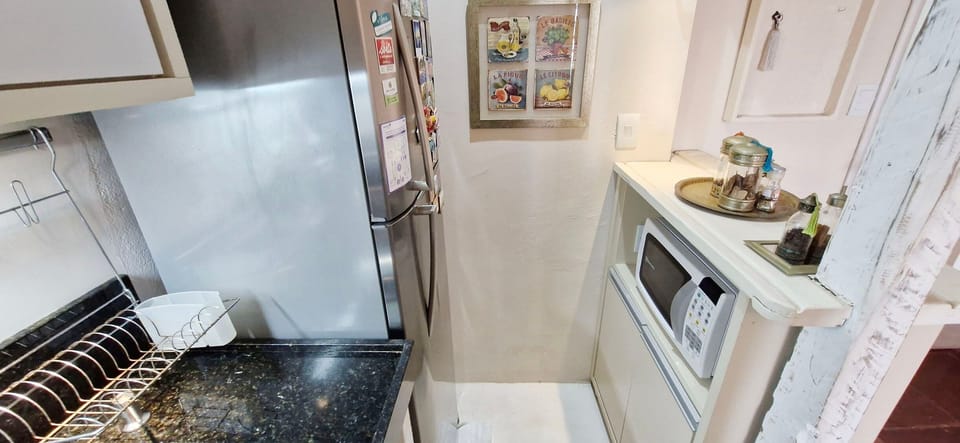 Apartment | Private kitchen | Fridge, microwave, cookware/dishes/utensils