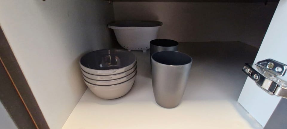 Apartment | Private kitchen | Fridge, microwave, cookware/dishes/utensils