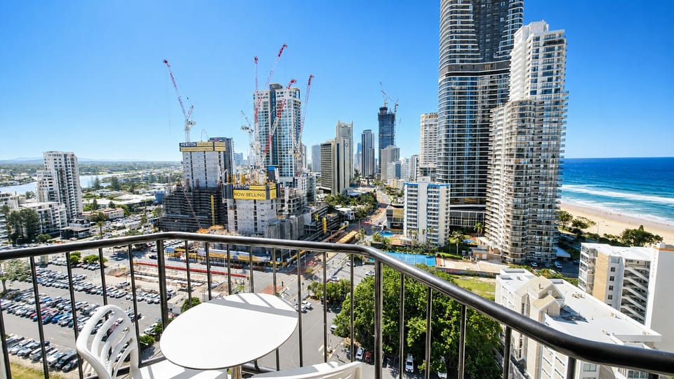 Standard Room, 2 Double Beds, Non Smoking, Partial Ocean View | Balcony view