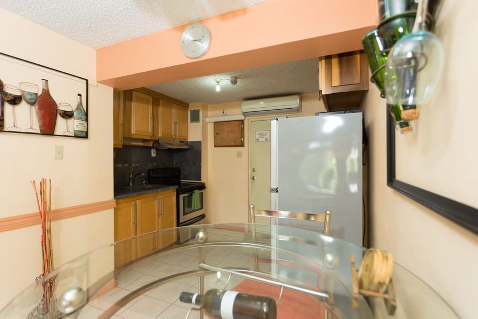 Apartment, City View, Executive Level | Private kitchen | Full-size fridge, microwave, oven, stovetop
