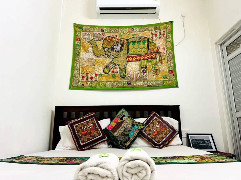 4 Bed Non AC Dormitory | Desk, laptop workspace, WiFi (free)