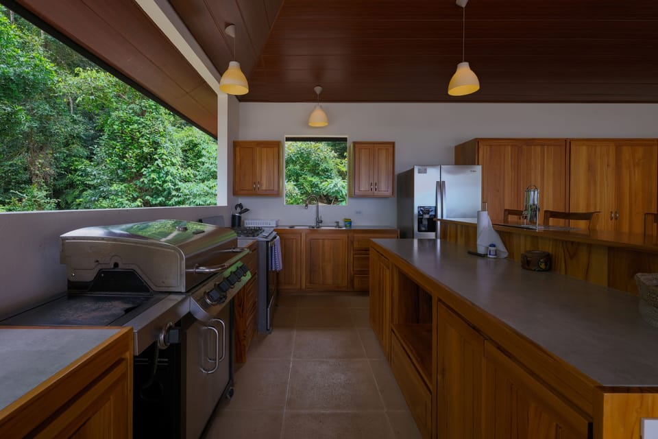 Exclusive Villa, Private Pool, Ocean View | Private kitchen | Dining table
