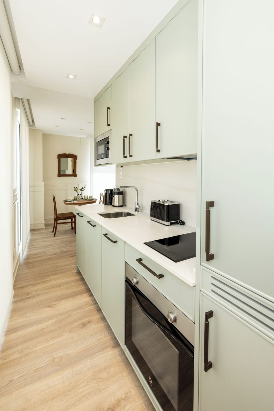 Apartment | Private kitchen | Fridge, microwave, stovetop, dishwasher
