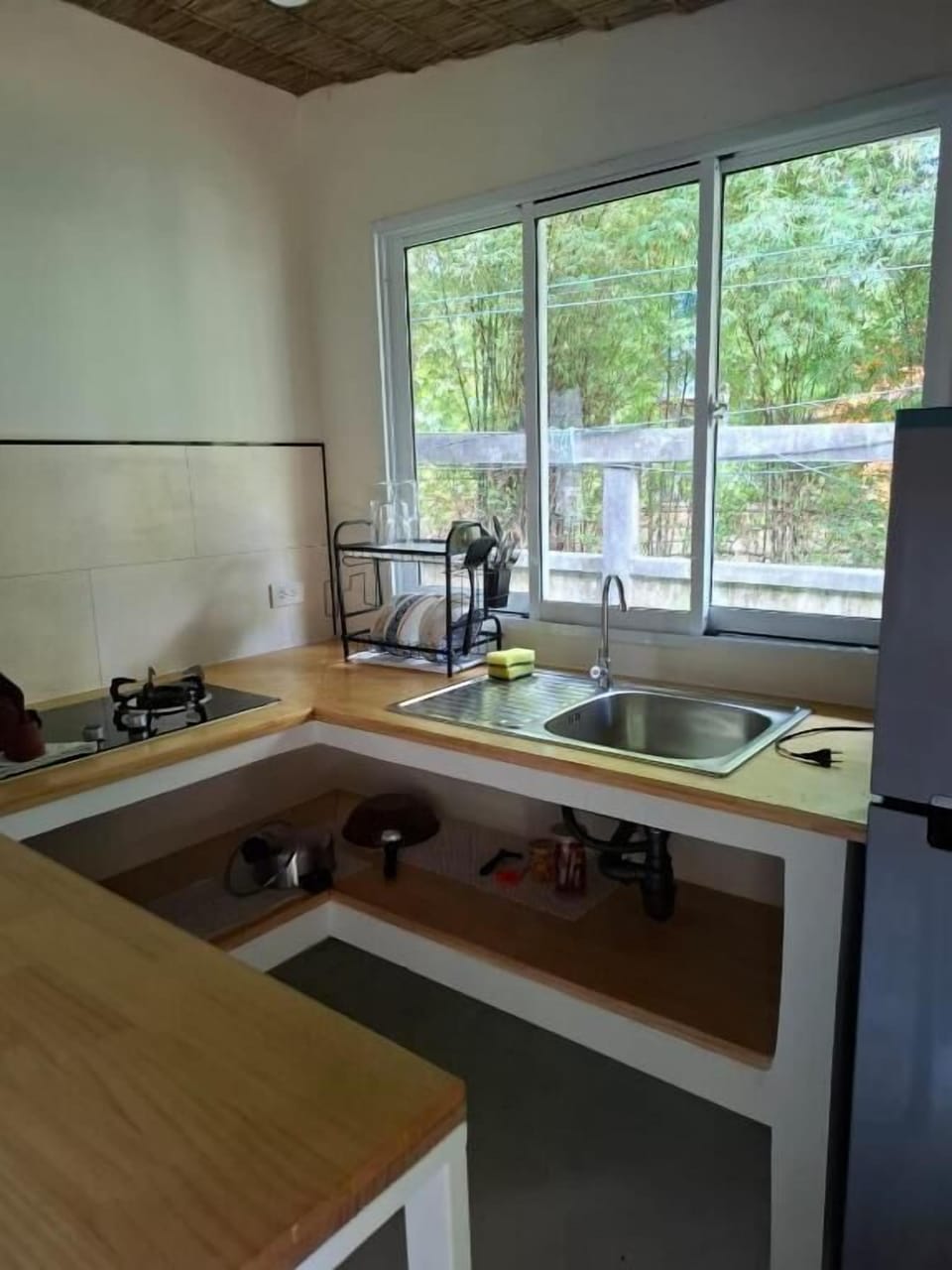 Deluxe Apartment, Balcony, Garden View | Private kitchen