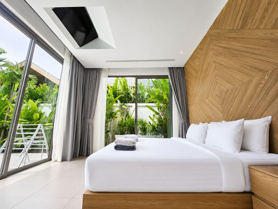 Villa, Patio, Pool View | In-room safe, desk, laptop workspace, blackout drapes