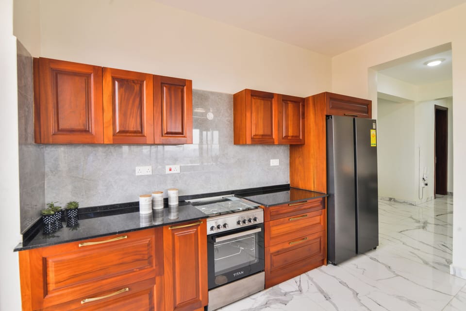 Comfort Apartment, City View | Private kitchen