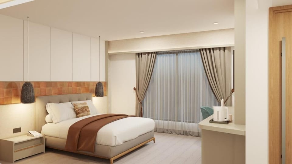 Deluxe Double Room | Blackout drapes, soundproofing, iron/ironing board (on request)