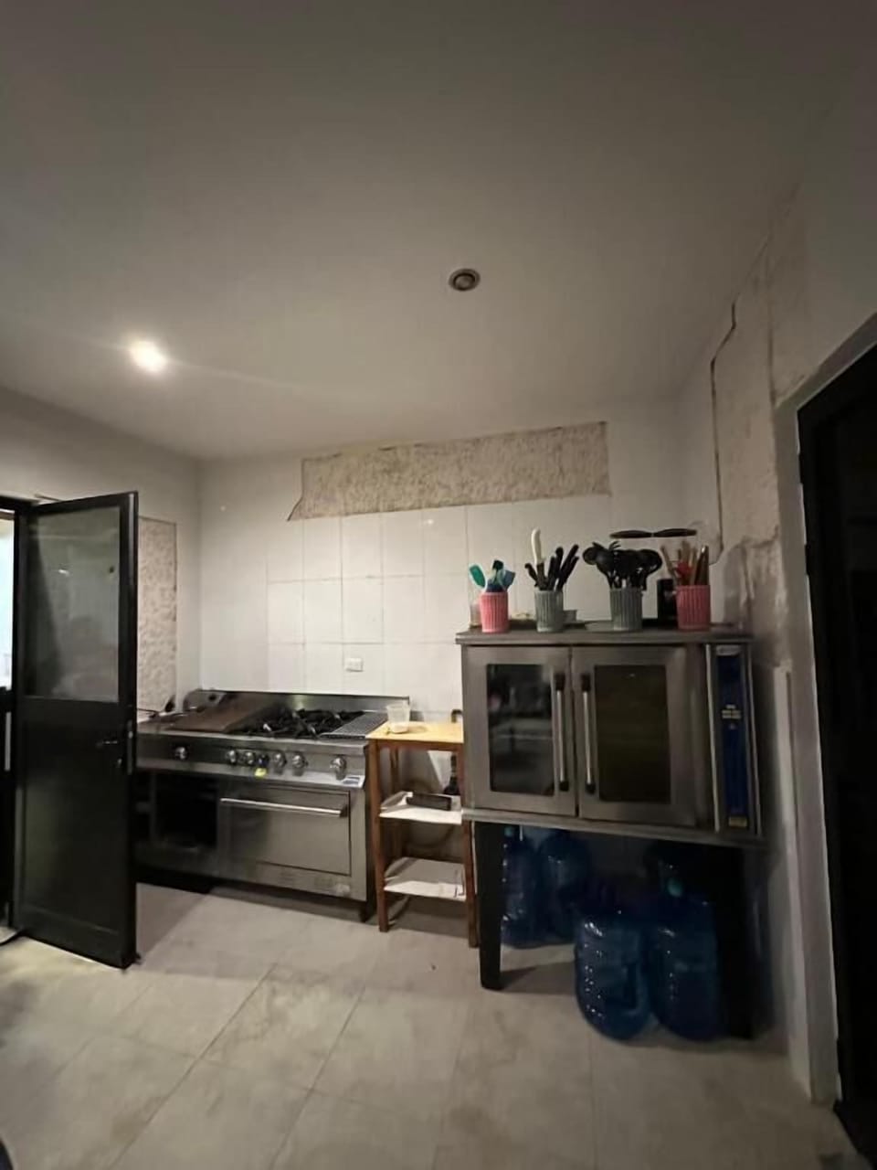 Mini-fridge, microwave, cookware/dishes/utensils