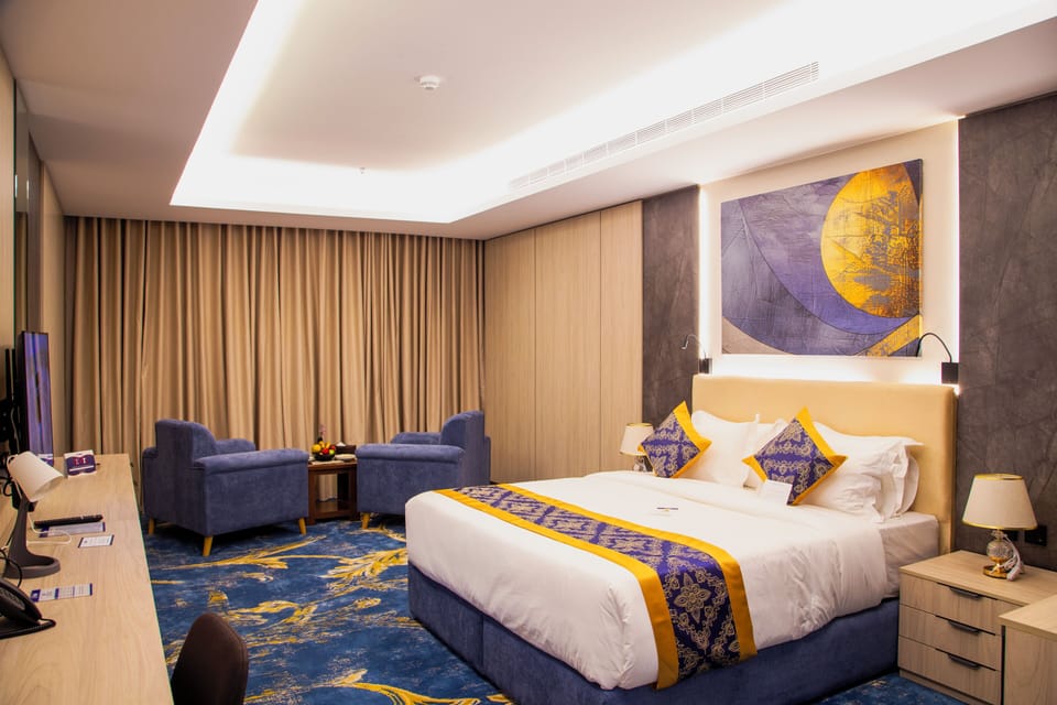 Superior Room, Sea View | In-room safe, blackout drapes, iron/ironing board, bed sheets