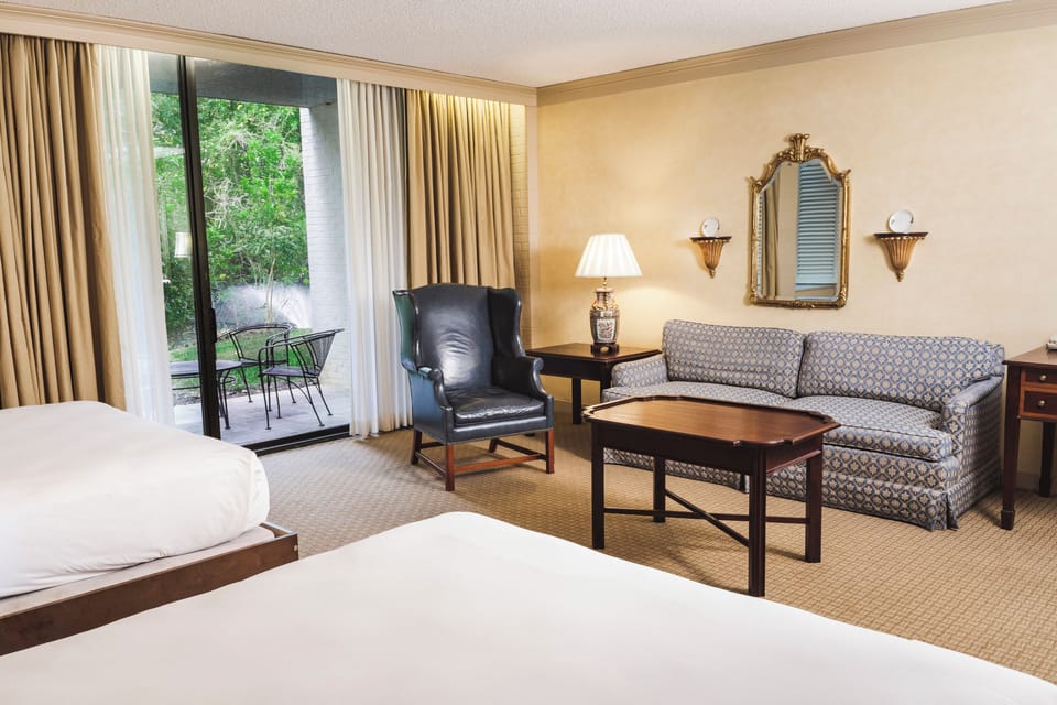 Premium bedding, pillowtop beds, in-room safe, desk