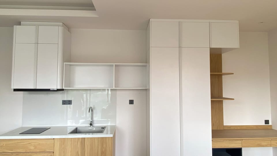Deluxe Apartment, Balcony, City View | Private kitchen | Microwave, stovetop, cookware/dishes/utensils