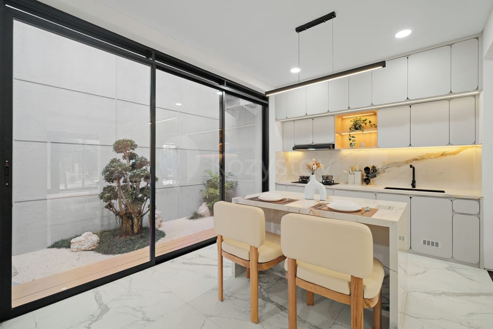 Villa, 3 Bedrooms, City View | Private kitchen | Full-size fridge, microwave, stovetop, cookware/dishes/utensils