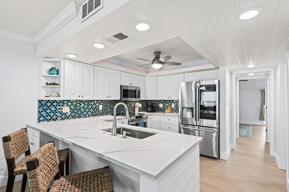 Townhome, Multiple Beds, Ocean View (Emerald Dream - Shores Townhomes 102) | Private kitchen