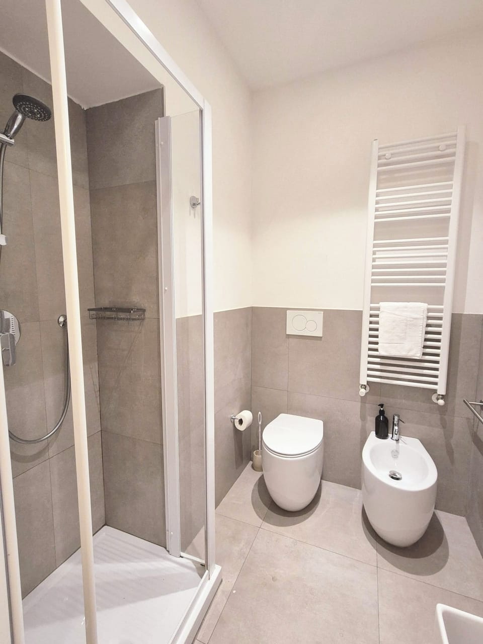 Deluxe Double Room | Bathroom | Shower, hair dryer, towels, soap