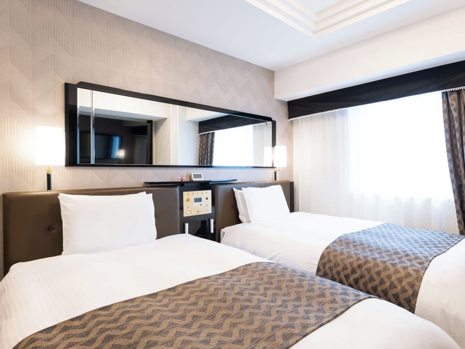 Deluxe Twin Room, Non Smoking | Down comforters, desk, blackout drapes, WiFi (free)
