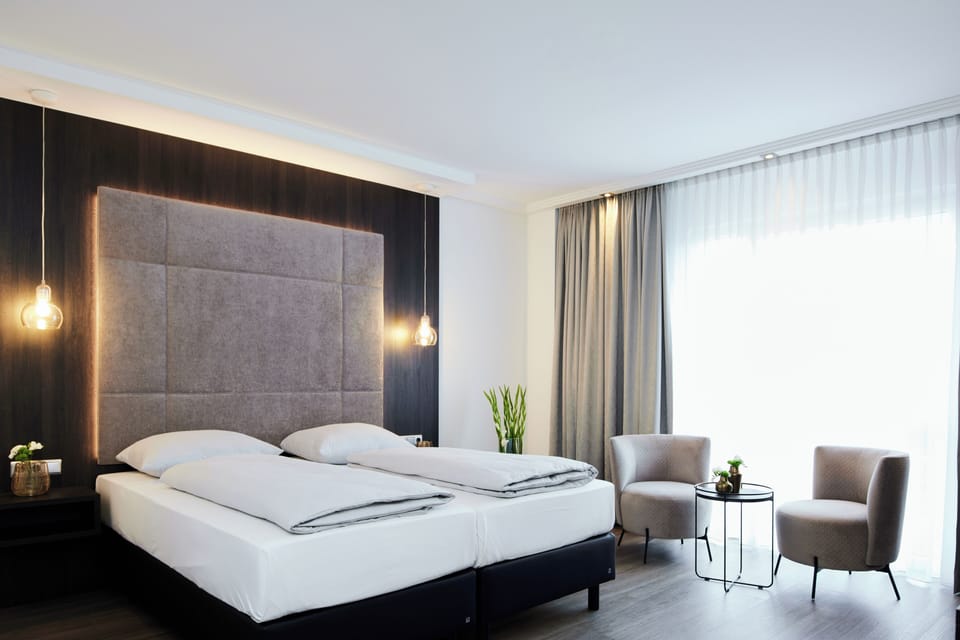 Superior Double Room, Patio | Minibar, in-room safe, soundproofing, free WiFi