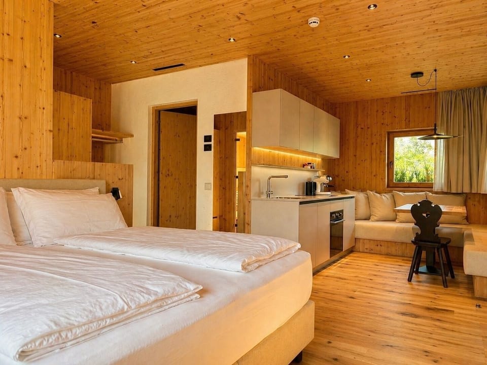 Chalet, Sauna | Living area | Flat-screen TV