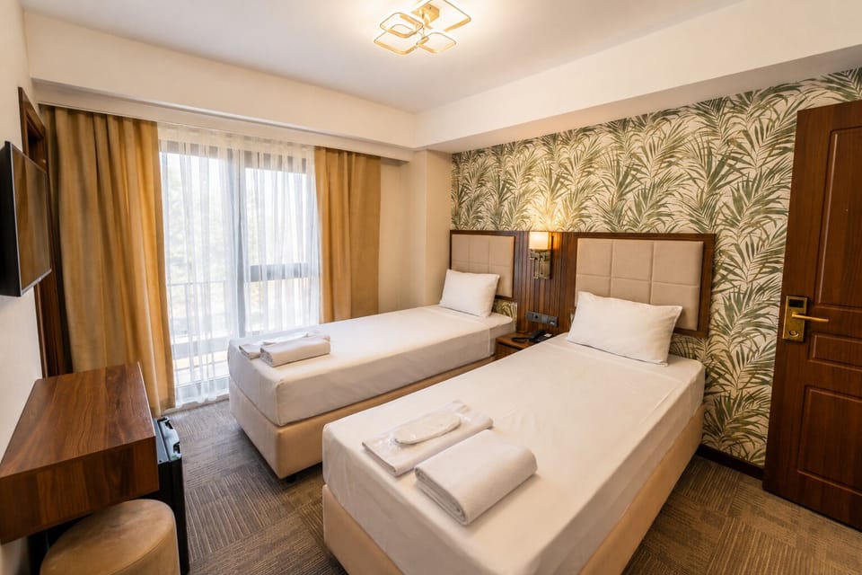 Classic Twin Room, City View | Laptop workspace, WiFi (free)