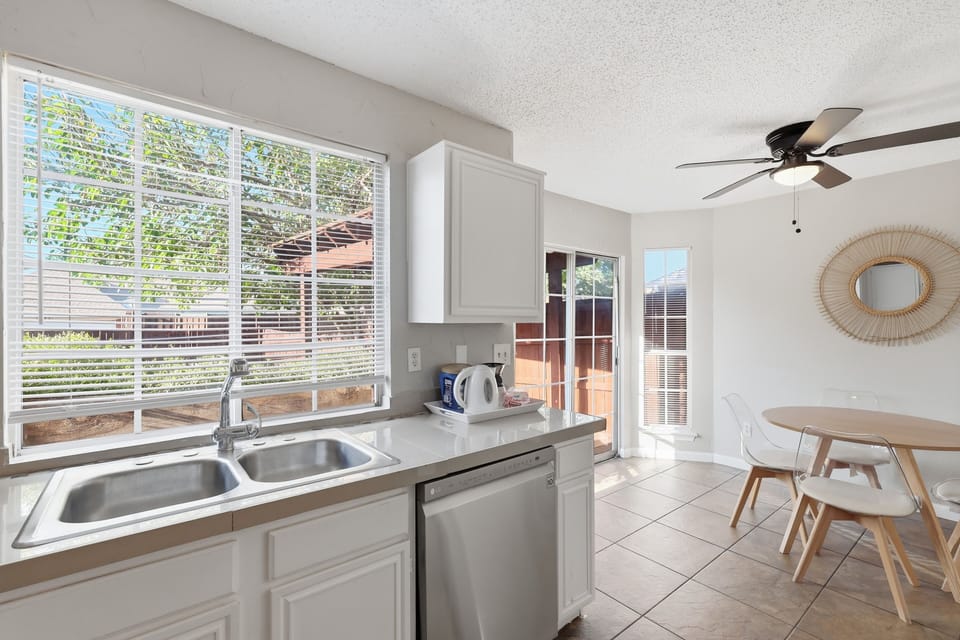 House, Patio | Private kitchen