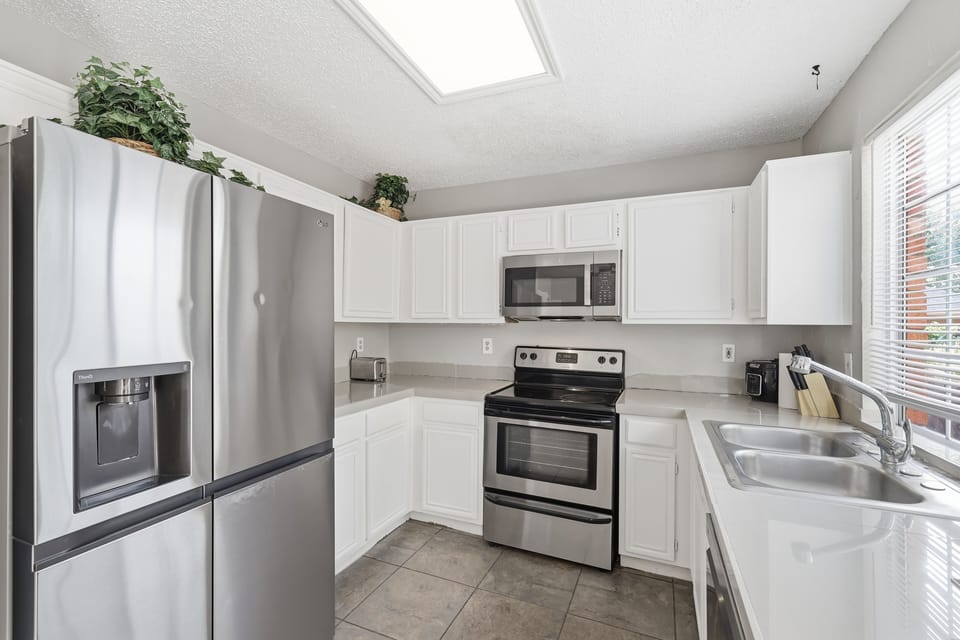 House, Patio | Private kitchen