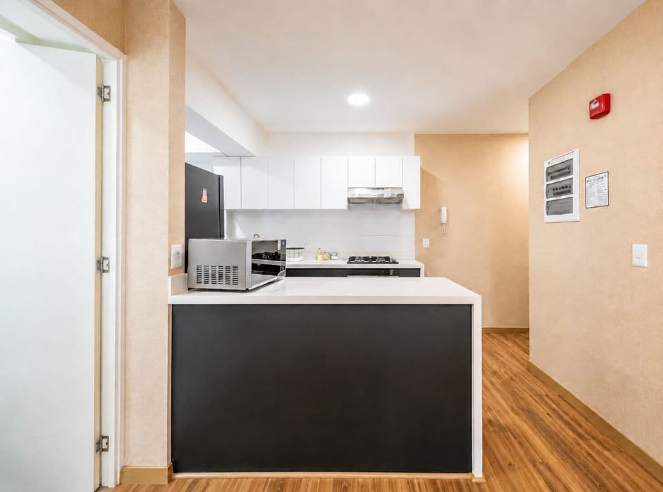 Apartment, 1 Queen Bed with Sofa bed, Refrigerator | Private kitchen | Electric kettle, blender, dining table