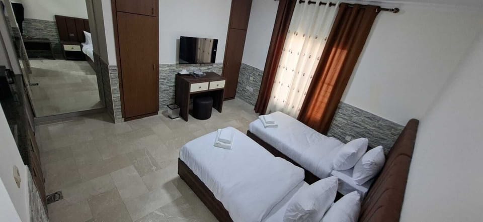 In-room safe, desk, soundproofing, iron/ironing board (on request)