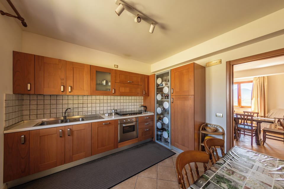 Villa, Balcony, Pool View | Private kitchen