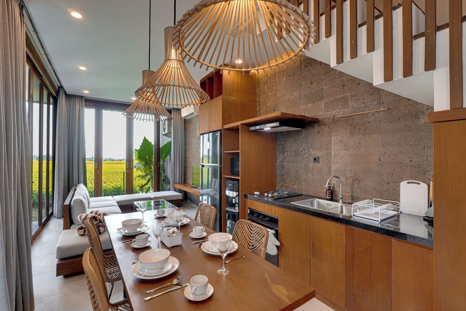 Villa, 2 Bedrooms, Balcony, Pool View | Private kitchen | Electric kettle