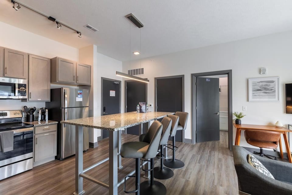 Apartment (2 Bedrooms) | Private kitchen | Fridge