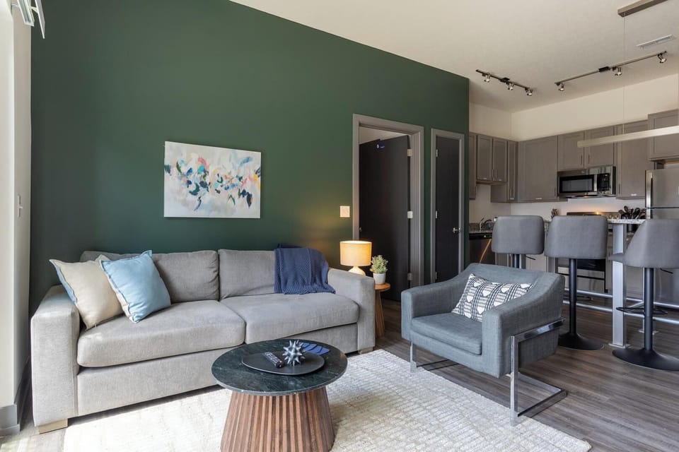 Apartment (2 Bedrooms) | Living area | TV