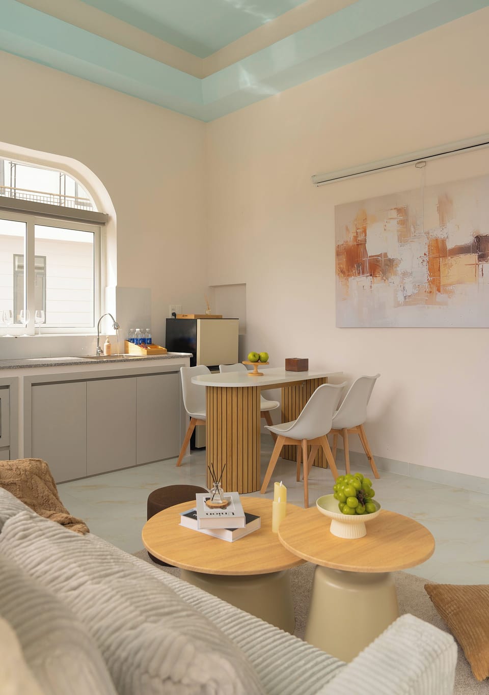 Family Apartment, 2 Bedrooms, Balcony, Garden View | Dining