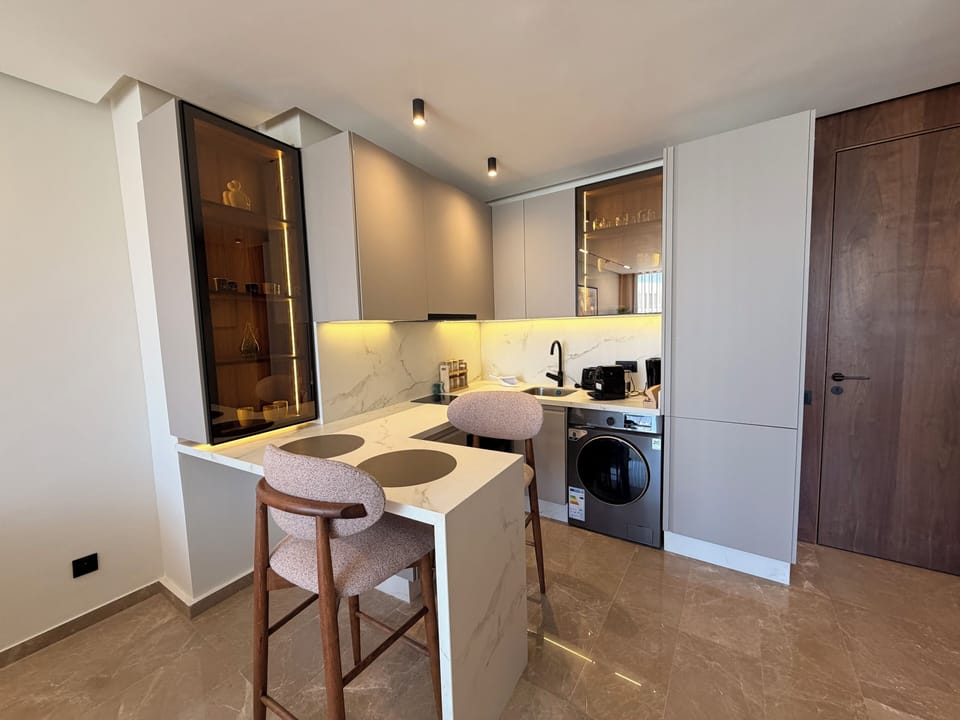 Apartment, Balcony | Private kitchen