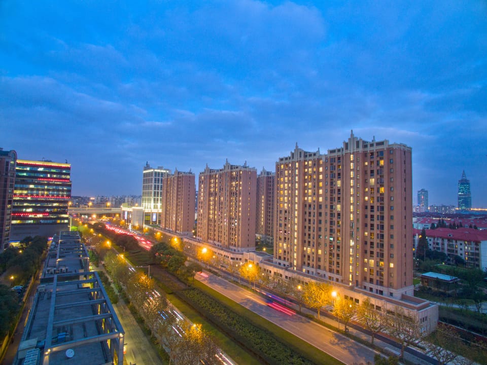 Front of property - evening/night