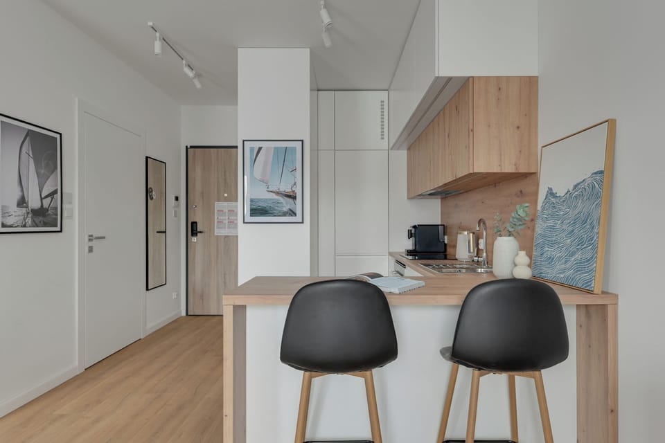 Superior Studio Suite, Balcony | Private kitchen | Espresso maker, electric kettle, toaster, highchair