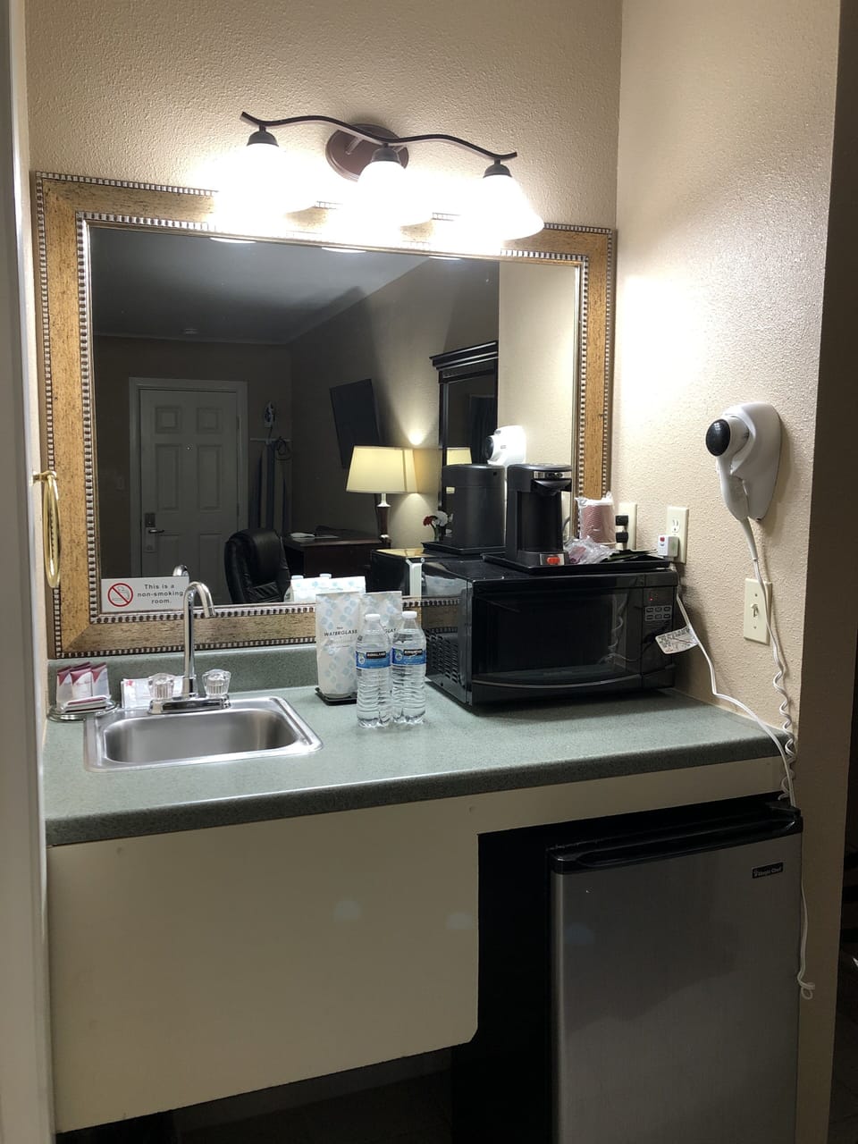 2 Queen Beds, Non-Smoking Room | Private kitchenette | Fridge, microwave, coffee/tea maker