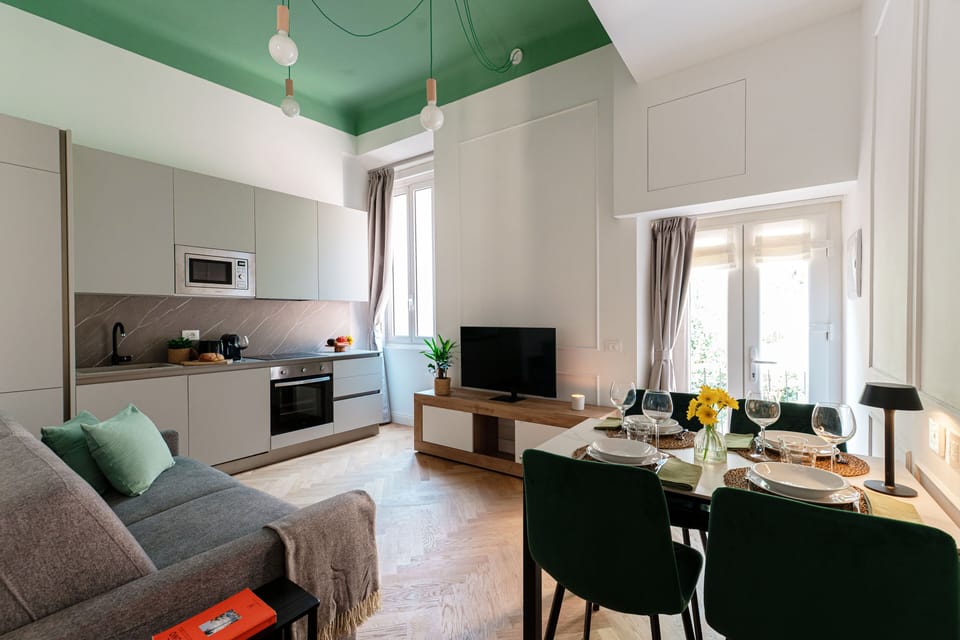 Apartment, Balcony | Living area