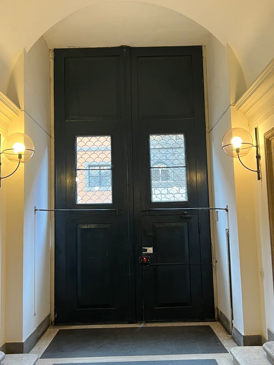 Interior entrance