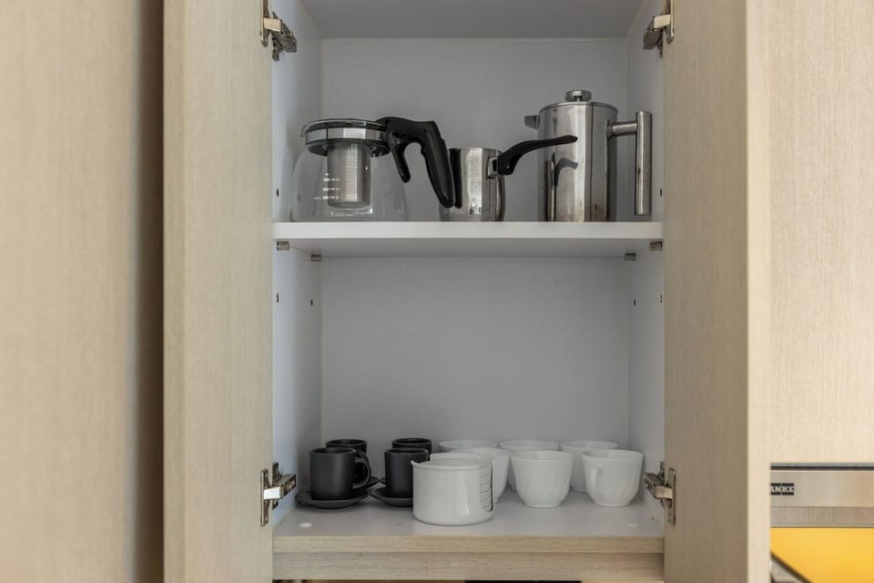 Family Apartment, Balcony, Lake View | Coffee and/or coffee maker
