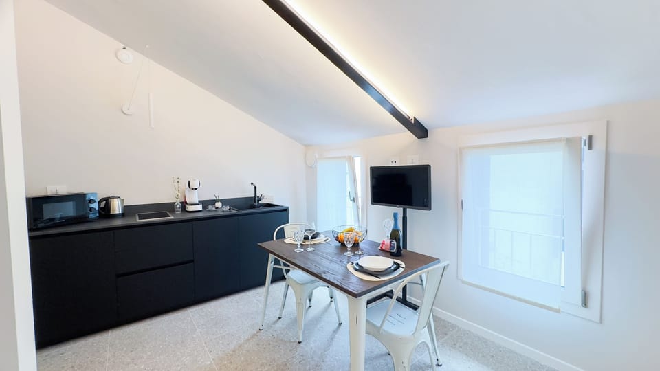 Studio (0 Bedroom) | Private kitchenette | Espresso maker, microwave, electric kettle, highchair