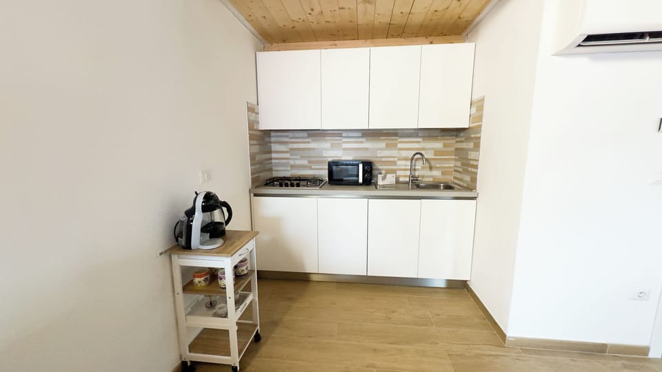 Apartment (1 Bedroom) | Private kitchen | Espresso maker, microwave, stovetop, dishwasher