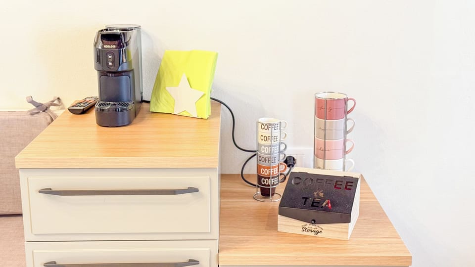 Apartment (1 Bedroom) | Private kitchen | Espresso maker, microwave, oven, stovetop