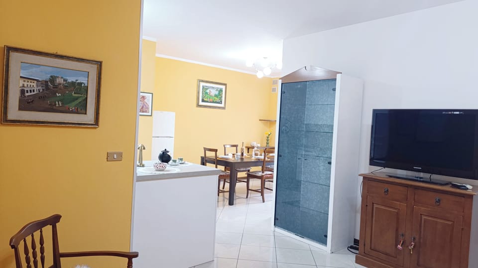 Apartment (2 Bedrooms) | Living area | 32-inch plasma TV with cable channels