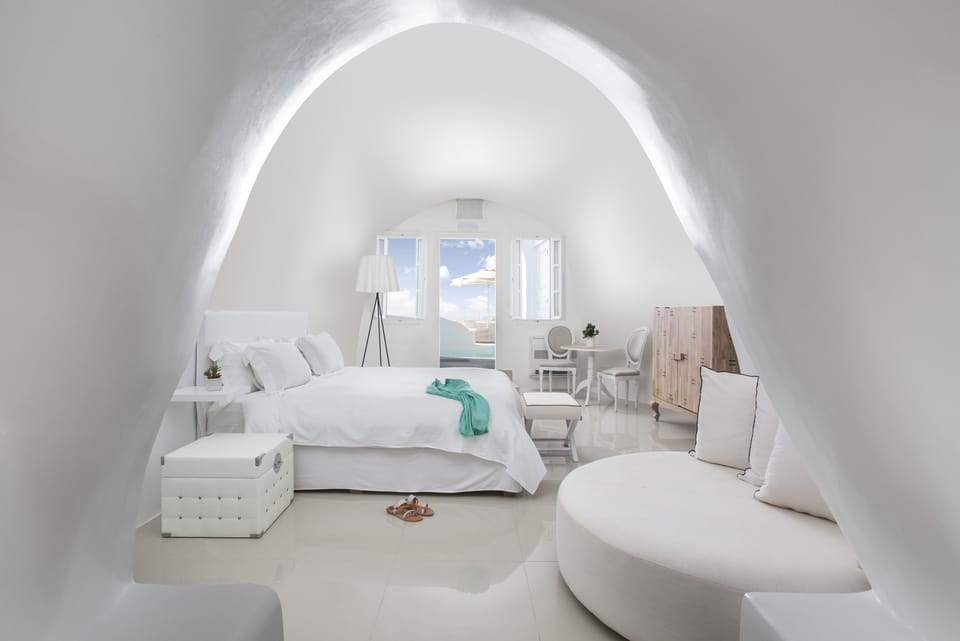 Master Suite with Pool - Gea House | Premium bedding, minibar, in-room safe, blackout drapes