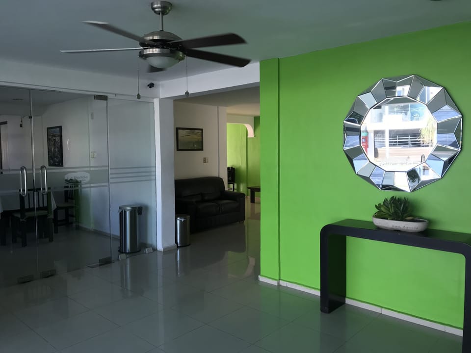 Interior entrance