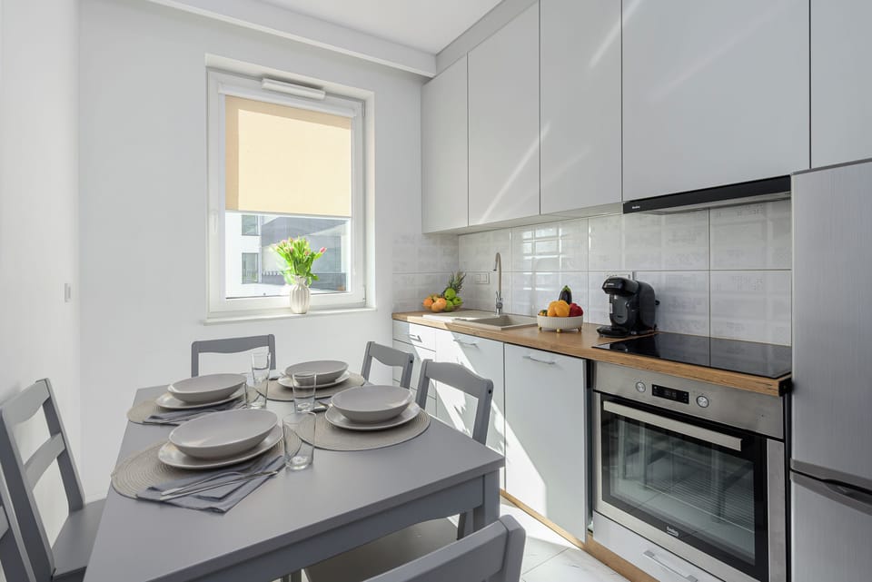 Basic Apartment, Non Smoking, Balcony | Private kitchen | Espresso maker, electric kettle, griddle, cleaning supplies