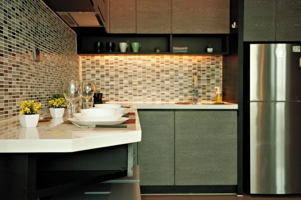 Comfort Apartment, Balcony, Garden View | Private kitchen